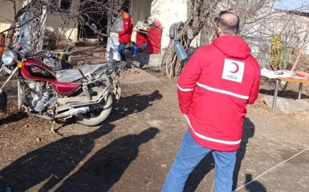 Türk Kızılayı Iğdır Şubesi'nden Karakoyunlu'da 100 Aileye Yardım Eli