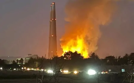 Kaliforniya'da Dünyanın En Büyük Batarya Tesisinde Korkunç Yangın: Tahliyeler Başladı