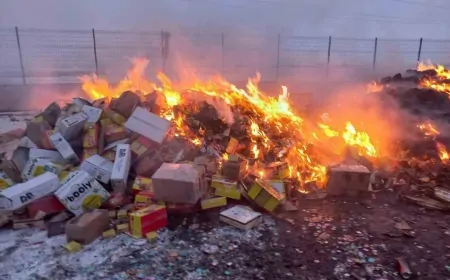 Doğubayazıt'ta Büyük Gıda Denetimi: 23 Kamyon Dolusu Ürün İmha Edildi