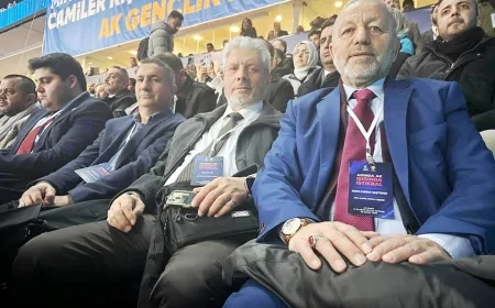 AK Parti'nin 8. Olağan Büyük Kongresinde Önemli İsimler Kongrede Yer Aldı