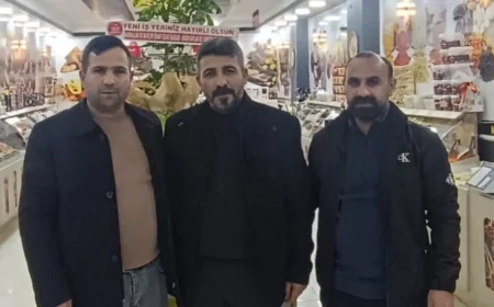 Iğdır Bakkallar Odası Başkanlığı’na Engin Kaplan’dan Katılım