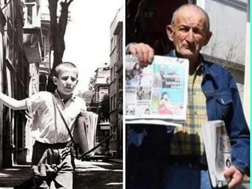 ‘YAZIYOR YAZIYOR’ DİYE BAĞIRAN  GAZETECİ ÇOCUK