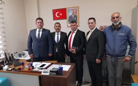 Büyük Turan Devletleri Teşkilatı Heyeti, Iğdır Dr. Nevruz Erez Devlet Hastanesi İdari ve Mali Hizmetler Müdür Yardımcısı Orhan ÇELİK’İ Ziyaret Etti