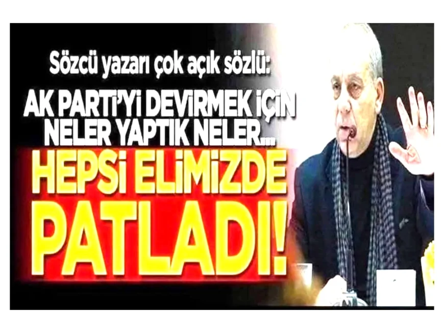 ÖLMEDEN ÖNCE REİS HAKKINDA YAZDIĞI SON YAZI