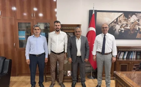 Aile ve Sosyal Hizmetler İl Müdürü Selçuk Akgül ve Doç. Dr. Sait Yıldırım’dan İl Müftüsü Zahit Demirel’e Ziyaret