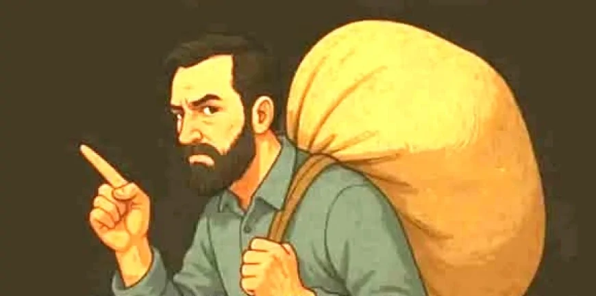 Herkes kendi ayıbının hamalıdır. Kusur arayan heybesine baksın "Heybesine Baksın İnsan..."