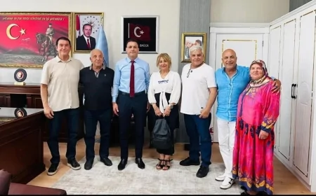 Sanatçılardan Iğdır Havalimanı Müdürü Fikret Bağca’ya Nezaket Ziyareti