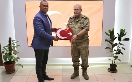 TUGŞAV Iğdır’dan Tuğgeneral Zafer Özden’e Hayırlı Olsun Ziyareti
