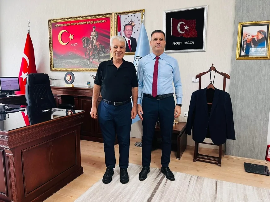 Iğdır Havalimanı Müdürü Fikret Bağca, Prof. Dr. Elman Hazar’ı Ağırladı