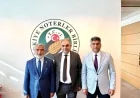 IĞDIR MİLLETVEKİLİ CANTÜRK ALAGÖZ VE AK PARTİ IĞDIR İL BAŞKANI ALİ KEMAL AYAZ, SERDAR ARAT’I YENİ GÖREVİNDE ZİYARET ETTİ