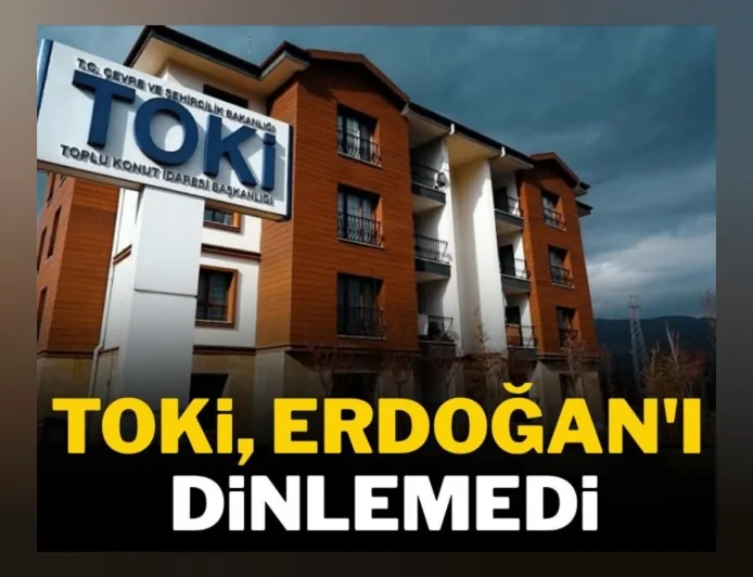 TOKİ gençlere evlenmeyin dedi