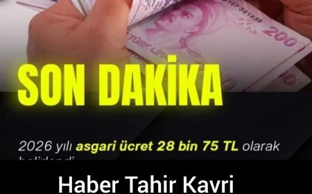 Yeni Asgari Ücreti 28 bin 75 TL Oldu