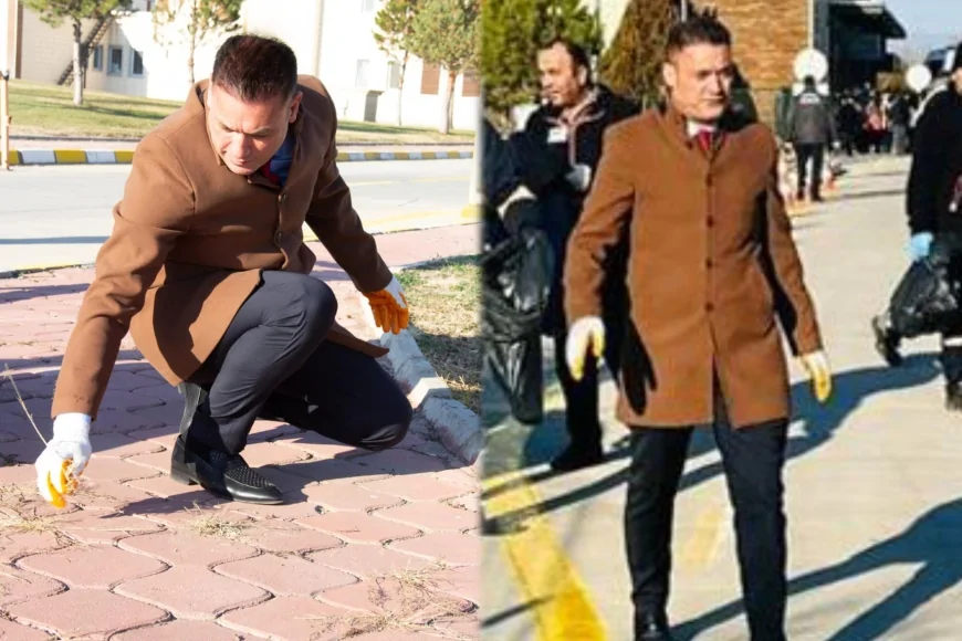 Iğdır Şehit Bülent Aydın Havalimanı Müdürü Fikret Bağca,Havalimanında Örnek Mıntıka Temizliği