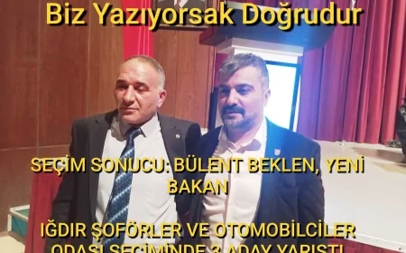 SEÇİM SONUCU: BÜLENT BEKLEN, YENİ BAKAN