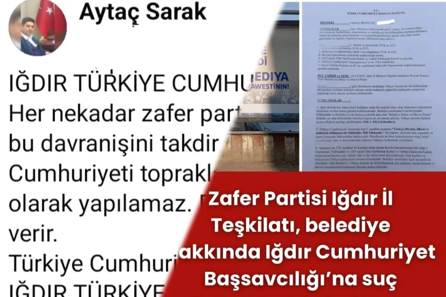 IĞDIR, TÜRKİYE CUMHURİYETİ’NİN AYRILMAZ TOPRAKLARIDIR! DİL ÜZERİNDEN PROVOKASYON YAPMAYI BIRAKIN