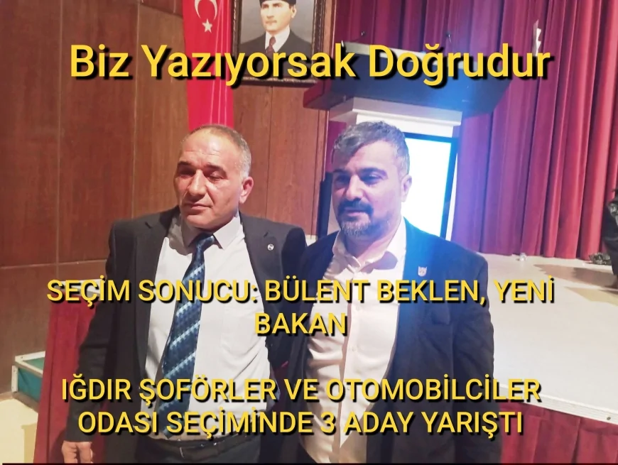 SEÇİM SONUCU: BÜLENT BEKLEN, YENİ BAKAN