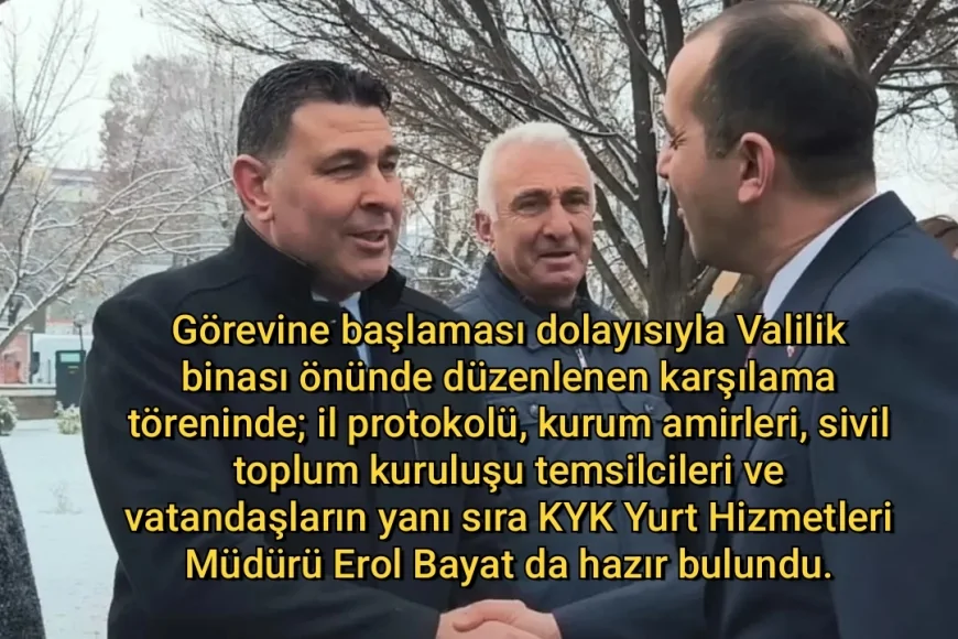 Cumhurbaşkanlığı Kararnamesi ile Iğdır Valiliği görevine atanan Valimiz Sayın M. Fırat Taşolar, ilimizdeki görevine resmen başladı.