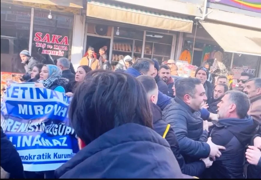 Iğdır'da ‘Rojava’ protestosuna polis müdahalesi yaklaşık 50 kişi gözaltında (video)