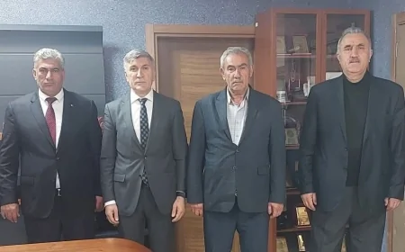 IĞDIR İL ÖZEL İDARESİ GENEL SEKRETERİ FERHAT AKKUŞ’A HAYIRLI OLSUN ZİYARETİ