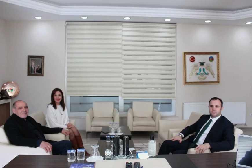 Yardımcısı Abdurrahman Çelebi’den Iğdır Ticaret ve Sanayi Odası’na Veda Ziyareti