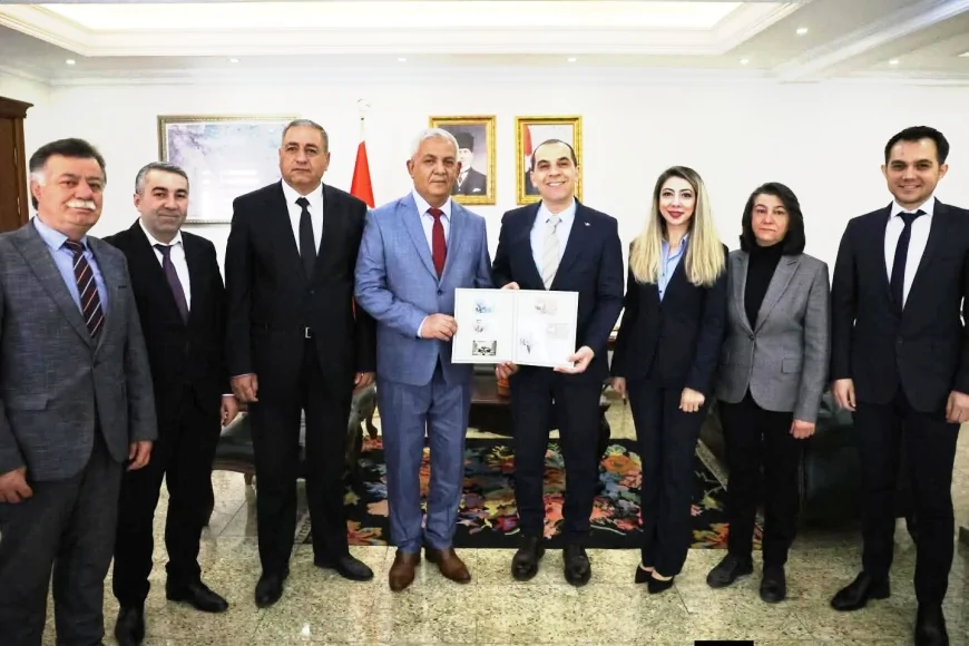 Iğdır PTT Merkez Müdürü Cafer Alakaş’tan Vali M. Fırat Taşolar’a Ziyaret