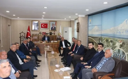 Iğdır AK Parti’de Ortak Akıl Vurgusu: Başkanlar Buluştu