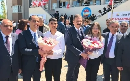 Iğdır’da TOBB Turizm Meslek Lisesi açılış töreni yapıldı.