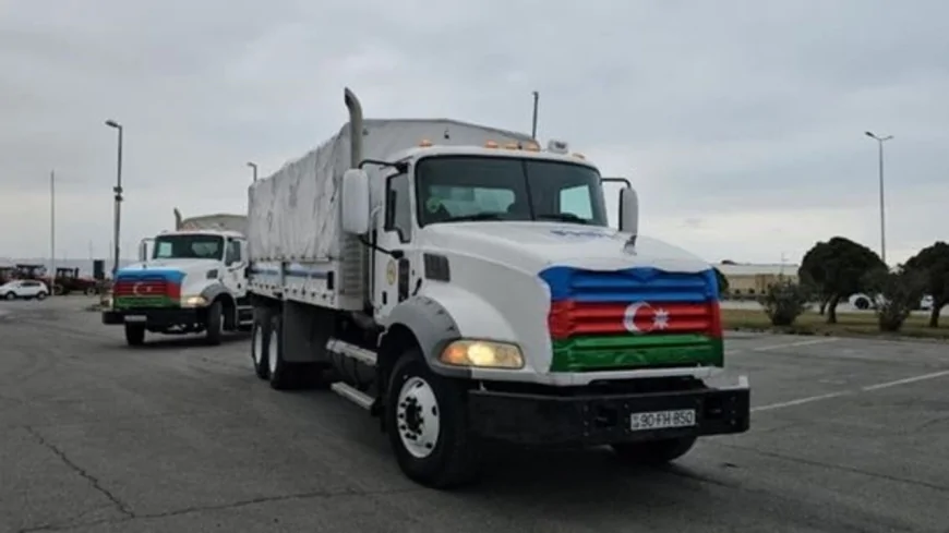 Azerbaycan, İran'a insani yardım gönderdi