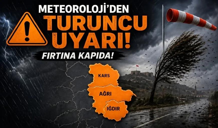 Iğdır’da Yarın Öğle Saatlerine Dikkat! Hızı 80 Kilometreyi Bulacak