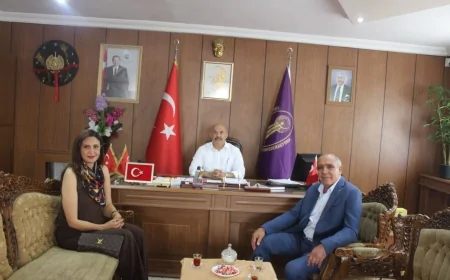 Iğdır Ticaret ve Sanayi Odası’ndan Esnaf ve Sanatkârlar Odaları Birliği’ne Hayırlı Olsun Ziyareti