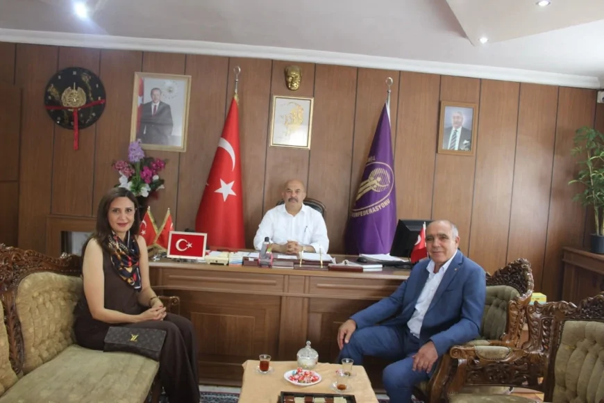 Iğdır Ticaret ve Sanayi Odası’ndan Esnaf ve Sanatkârlar Odaları Birliği’ne Hayırlı Olsun Ziyareti